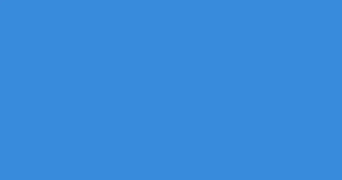 #398bdd curious blue color image