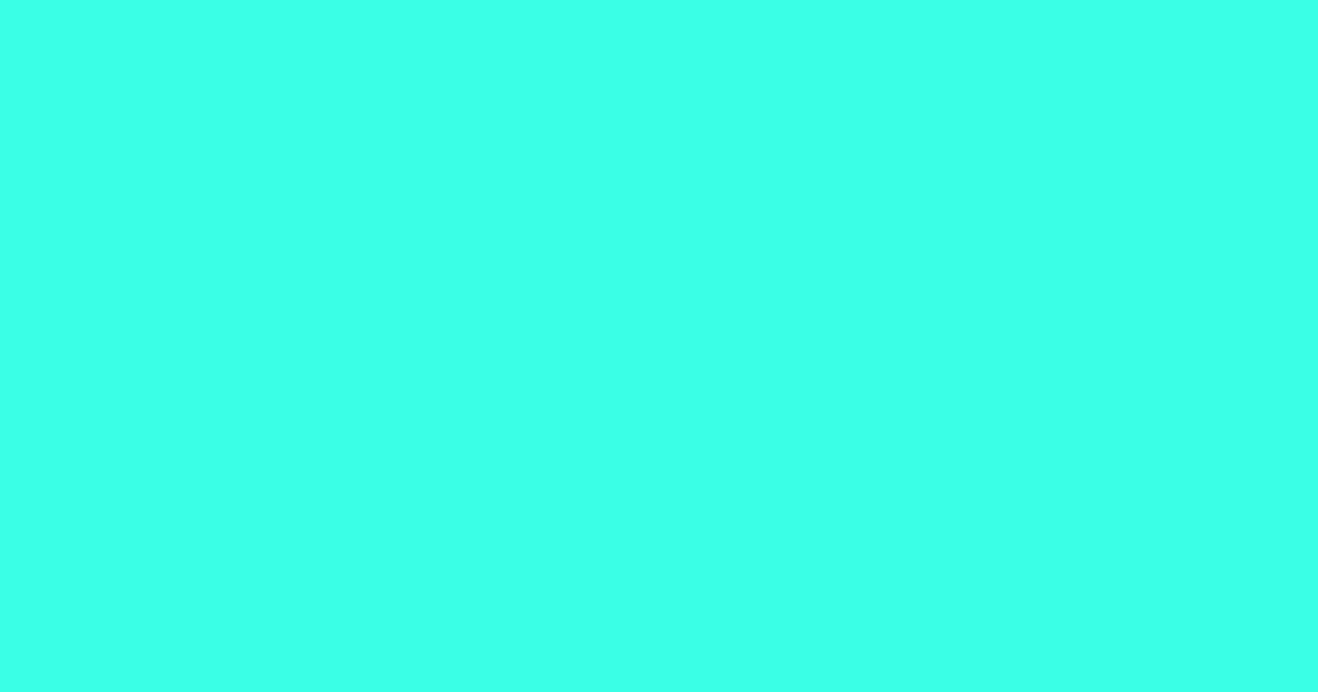 39ffe6 - Cyan / Aqua Color Informations