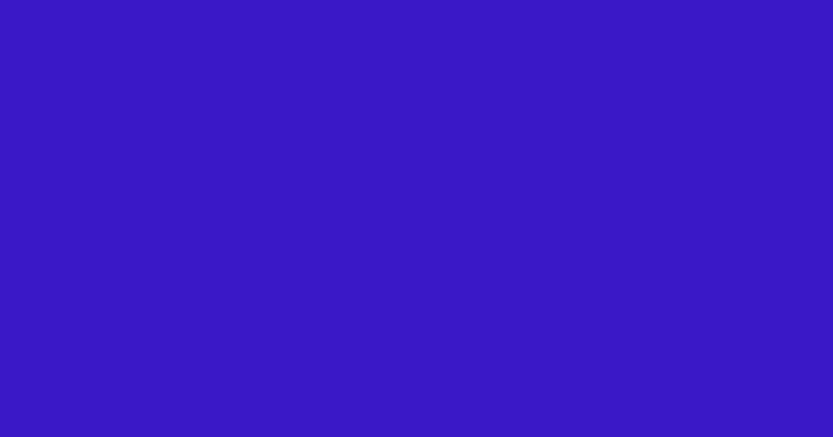 3a17c6 - Persian Blue Color Informations