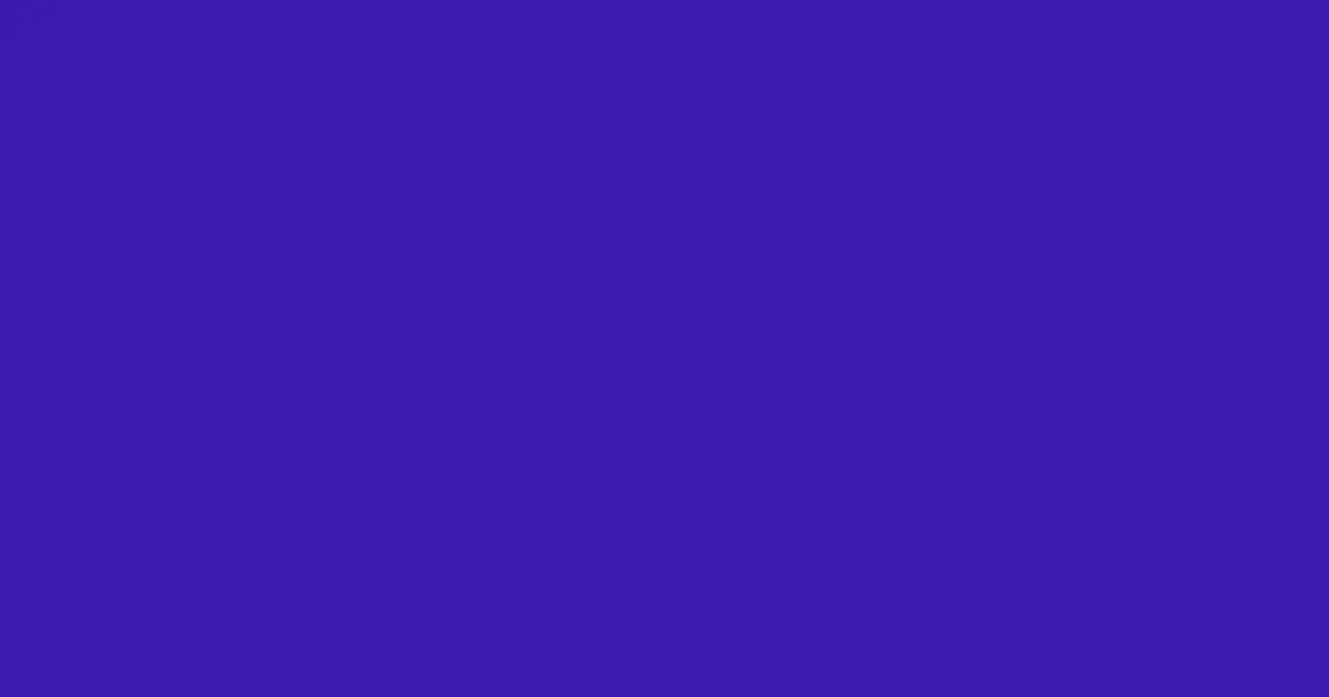 #3a1aad persian blue color image