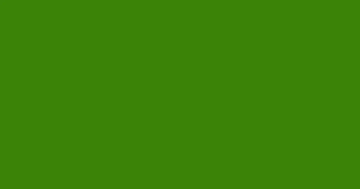 #3a8306 green leaf color image