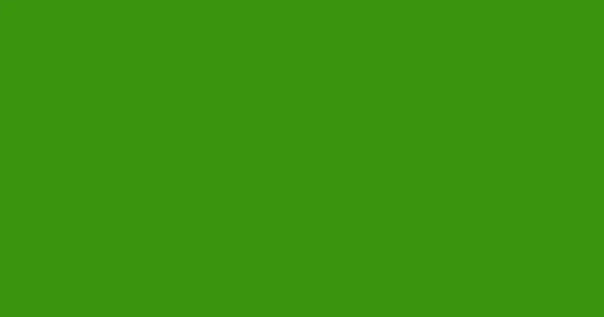 #3a940e slimy green color image