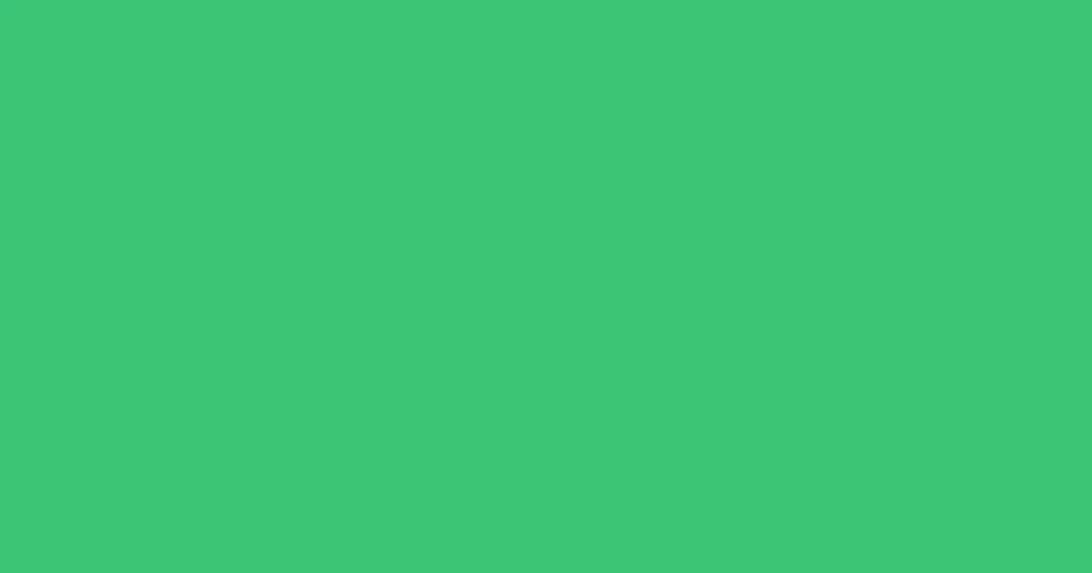 #3ac574 emerald color image