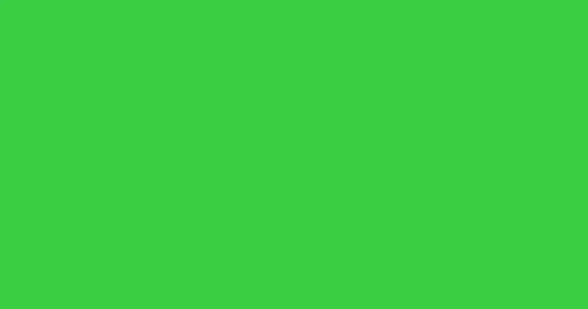 #3acd43 emerald color image