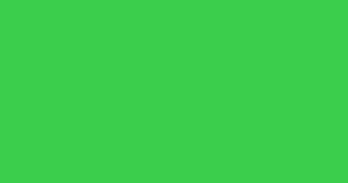 #3acd4b emerald color image