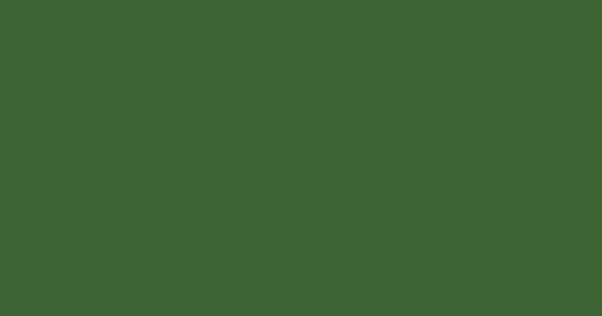 #3b6432 chalet green color image