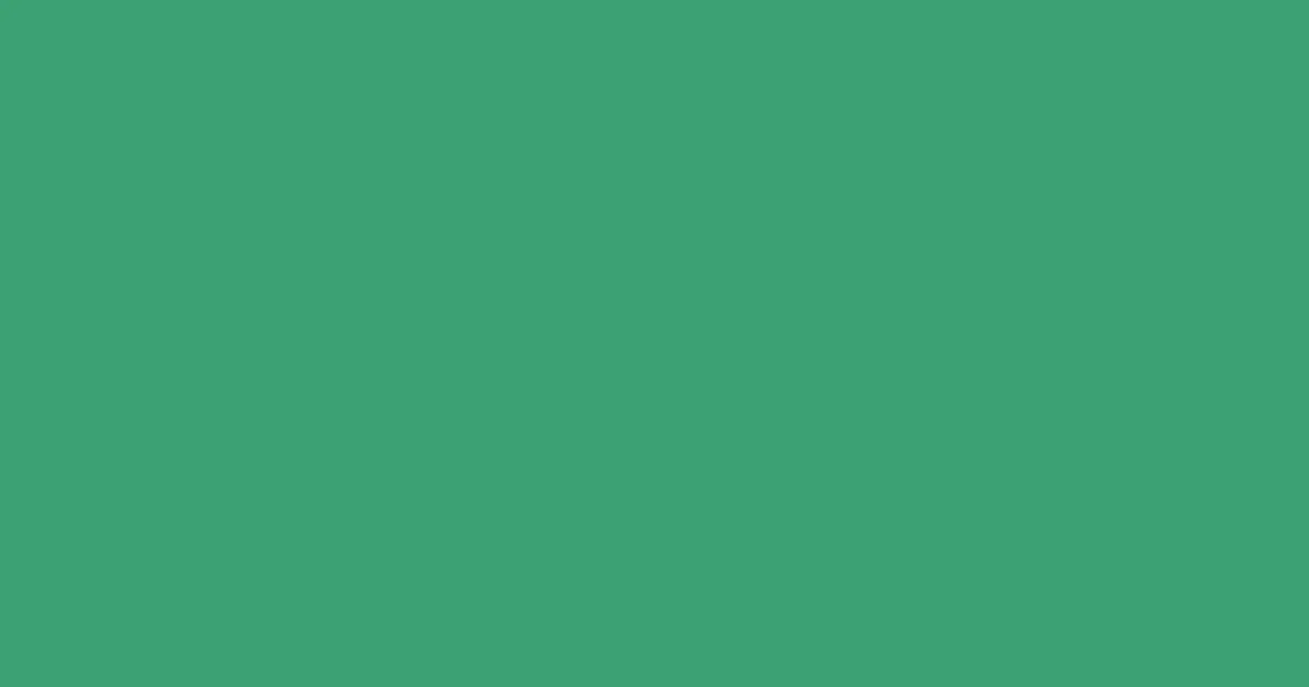 #3ba173 ocean green color image