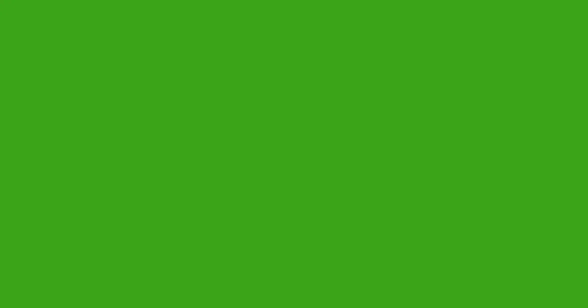 #3ba318 slimy green color image