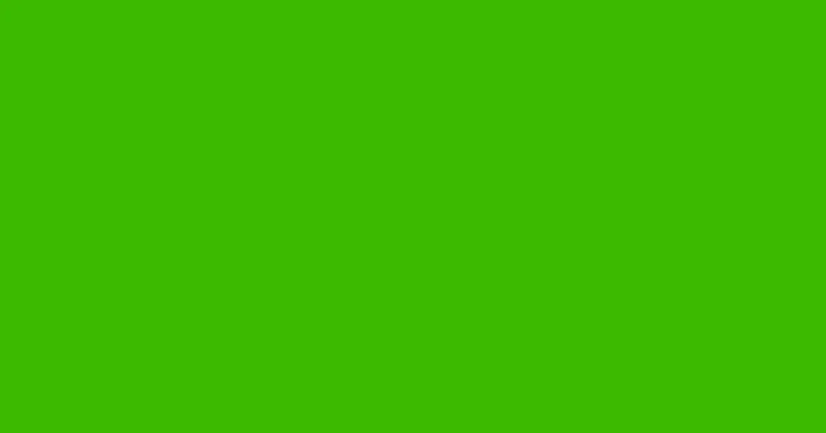 #3bba00 limeade color image