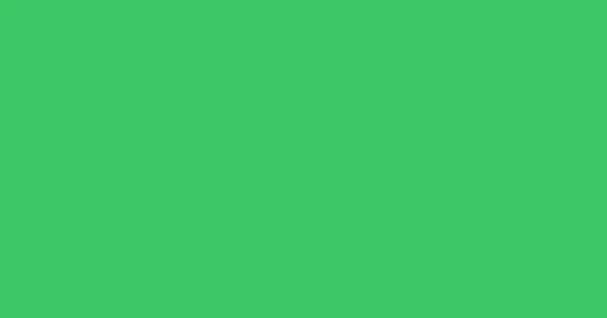 #3bc766 emerald color image