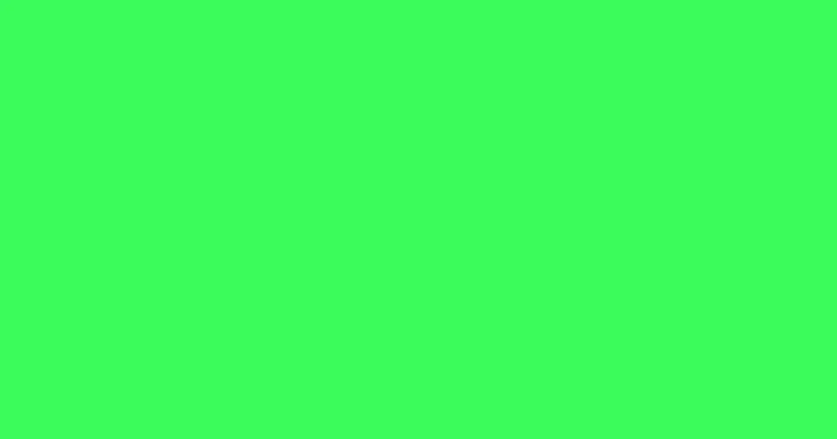 #3bfb5a screamin' green color image