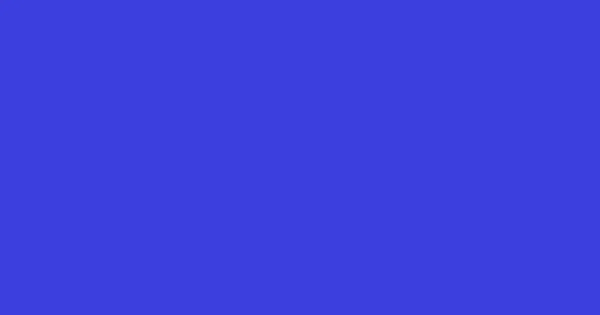 #3c3fdd royal blue color image