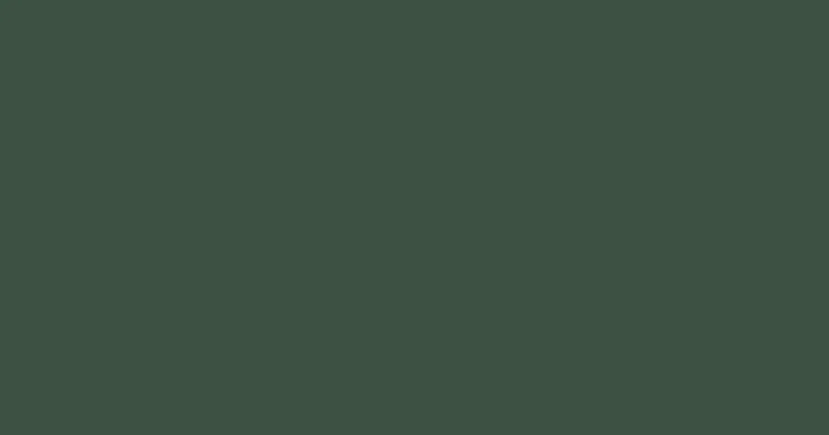 #3c5144 mineral green color image