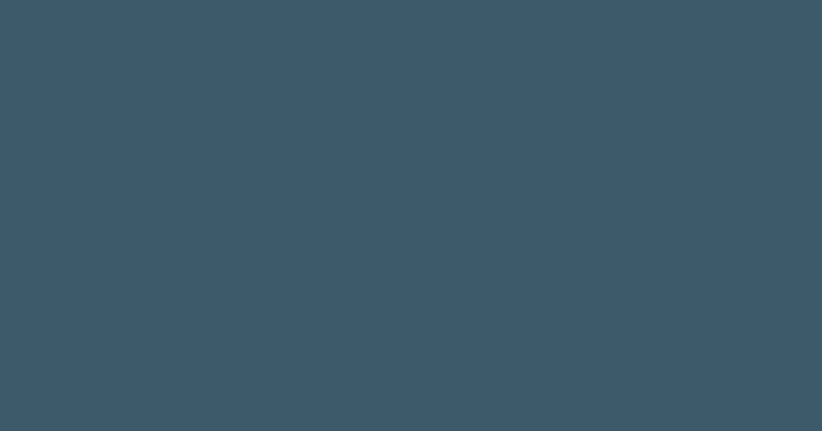 #3c5969 fiord color image