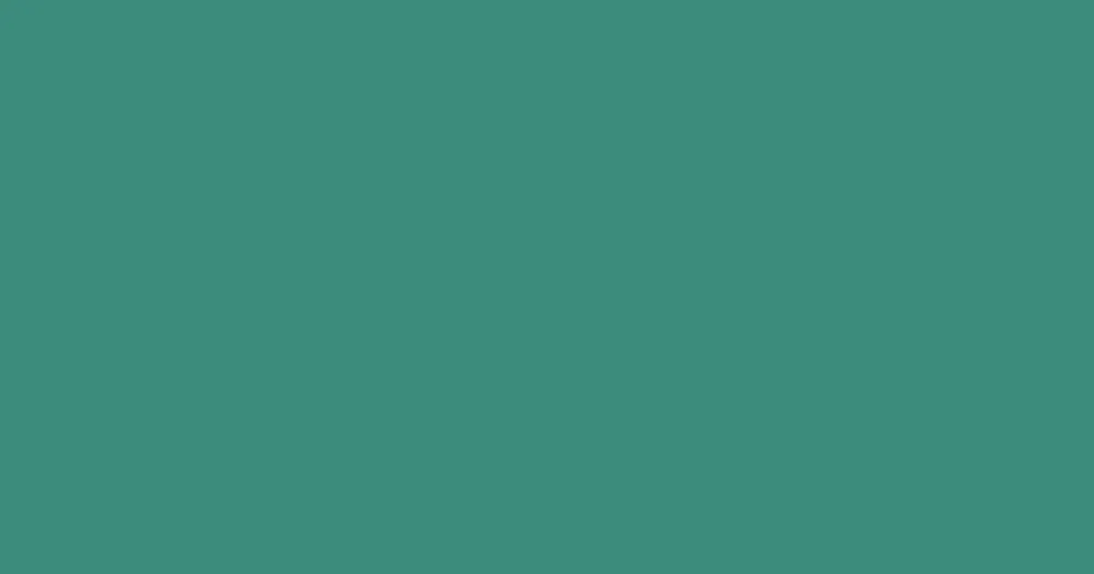 #3c8c7e jade color image