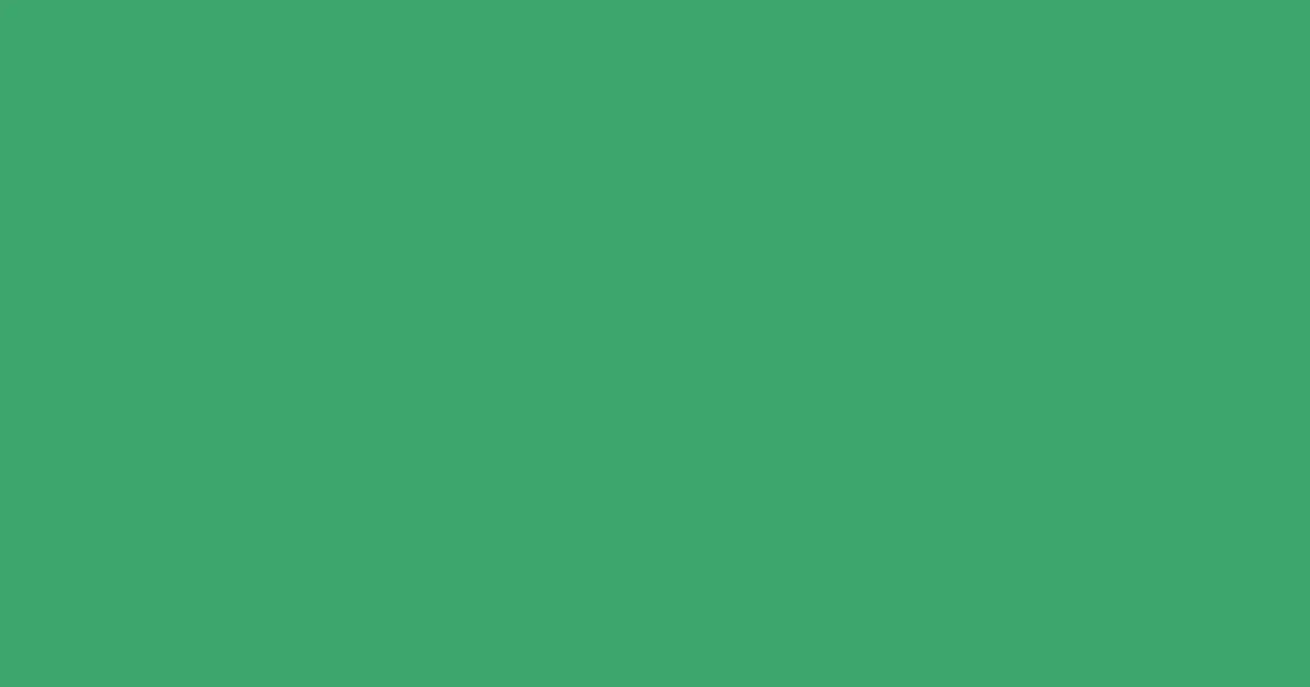 #3ca66b chateau green color image