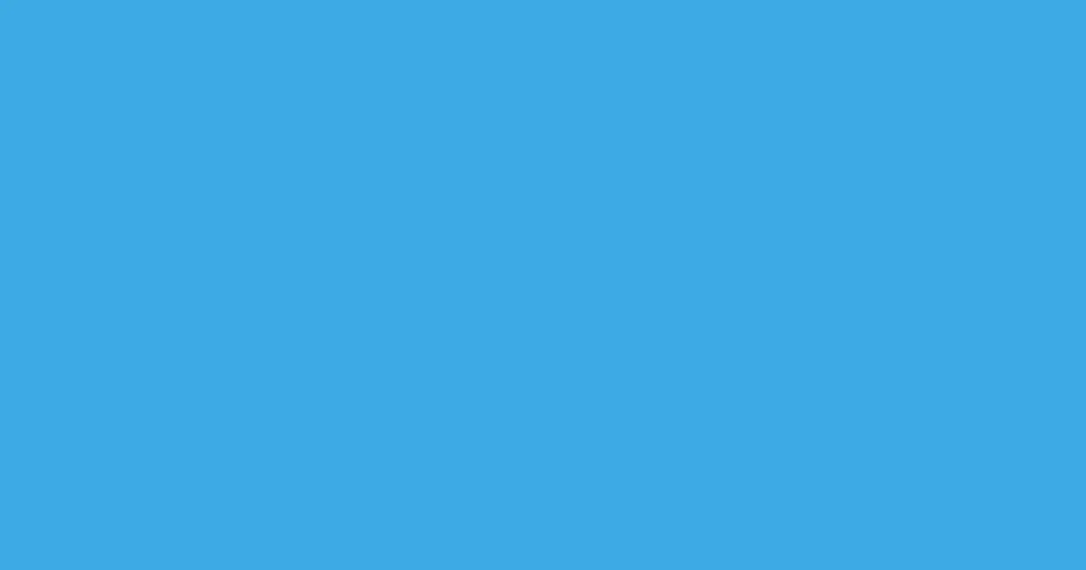 #3caae4 picton blue color image