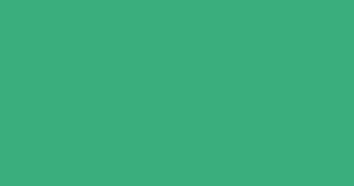 #3cad7d ocean green color image