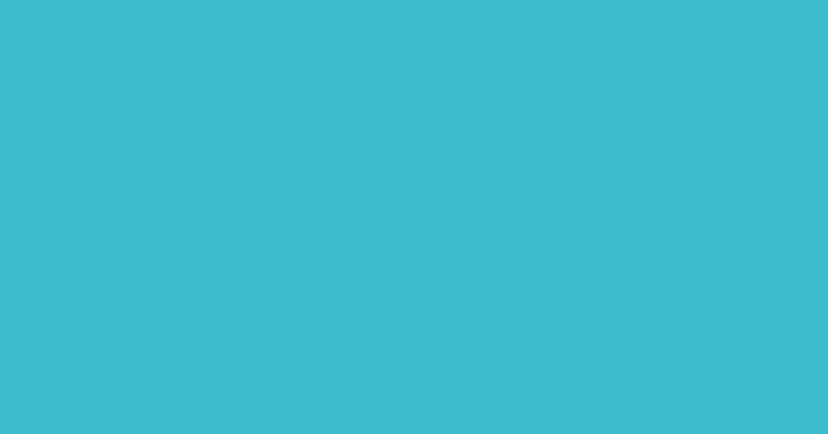 #3cbacb turquoise pearl color image