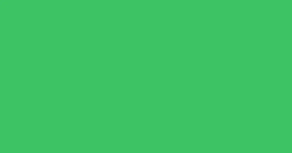 #3cc364 emerald color image