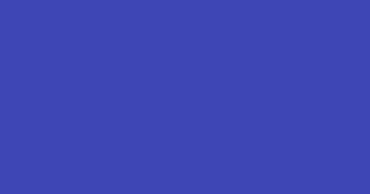 #3d44b3 ocean blue pearl color image