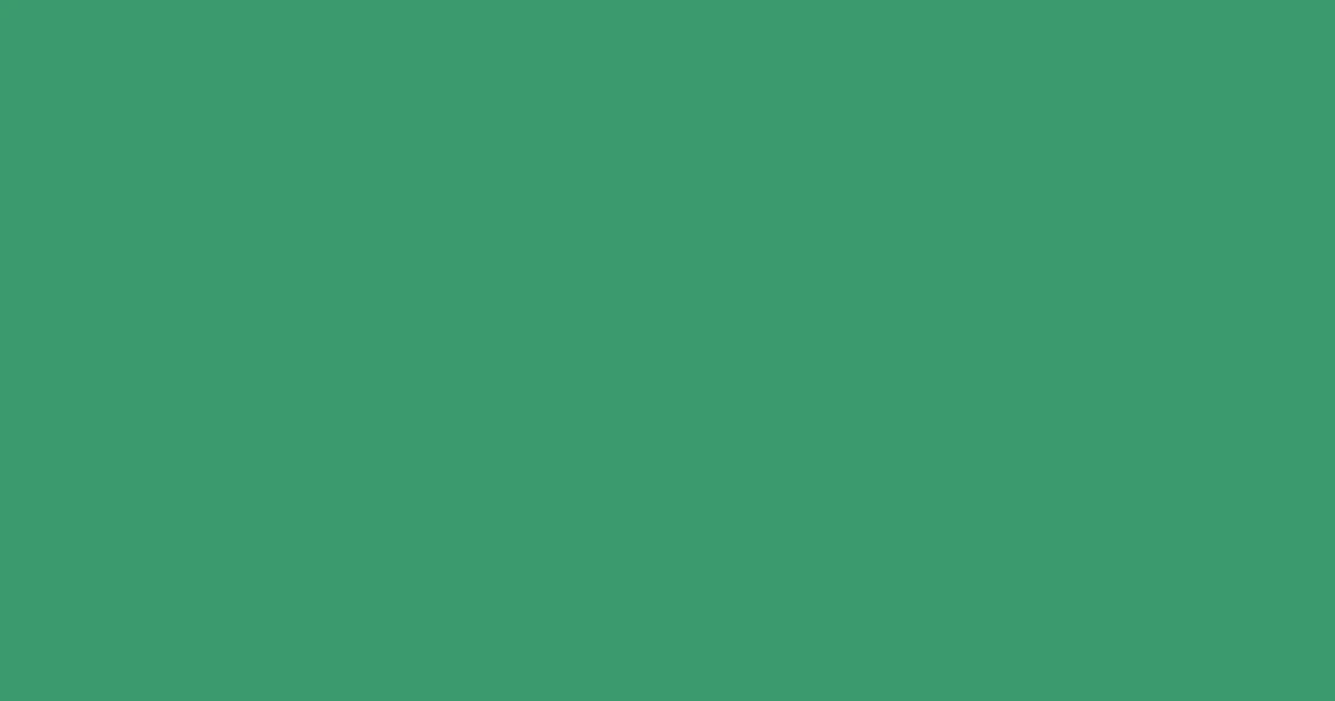 #3d9a70 ocean green color image