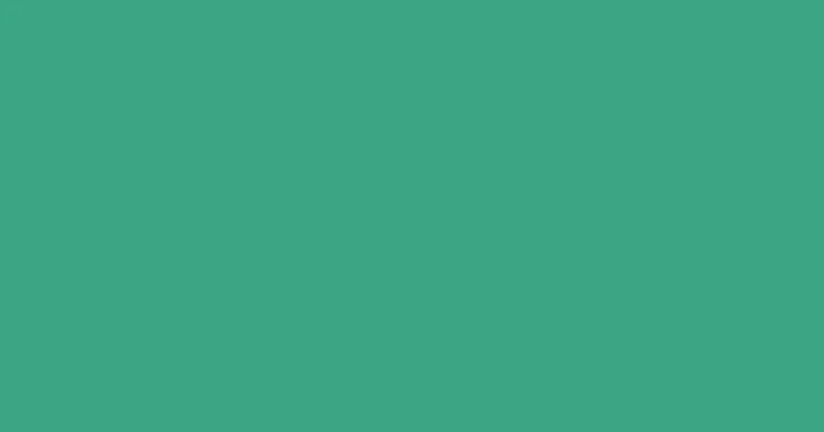 #3da684 ocean green color image