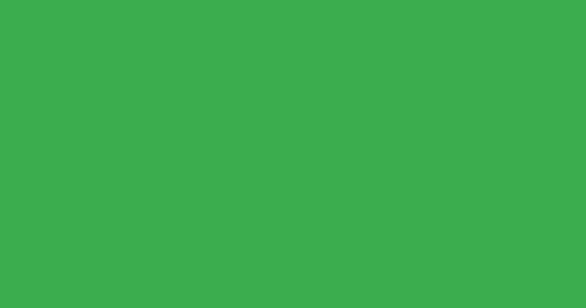 #3dab4e chateau green color image