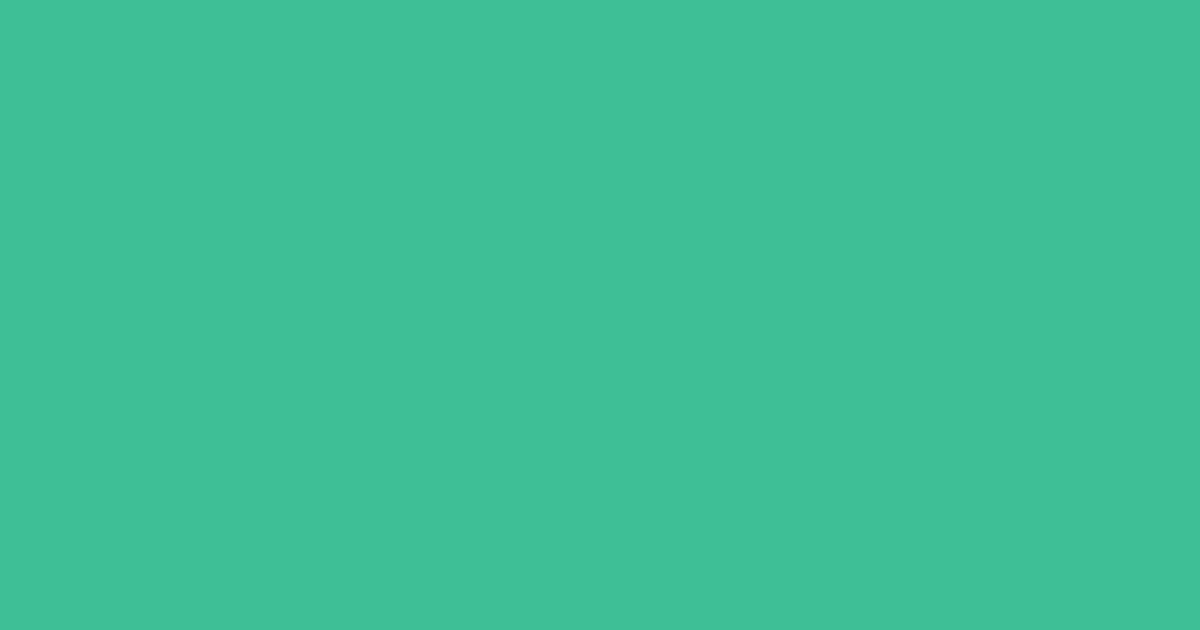 #3dbf95 ocean green pearl color image