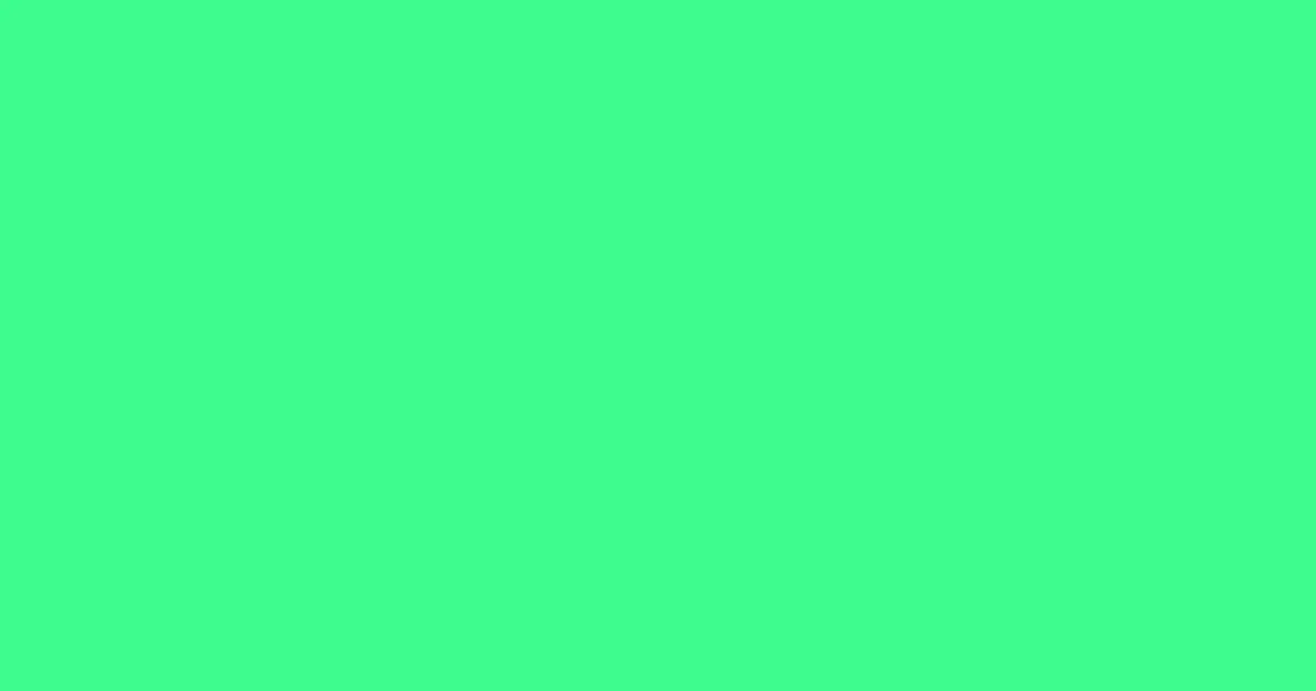 #3dfc8e screamin' green color image