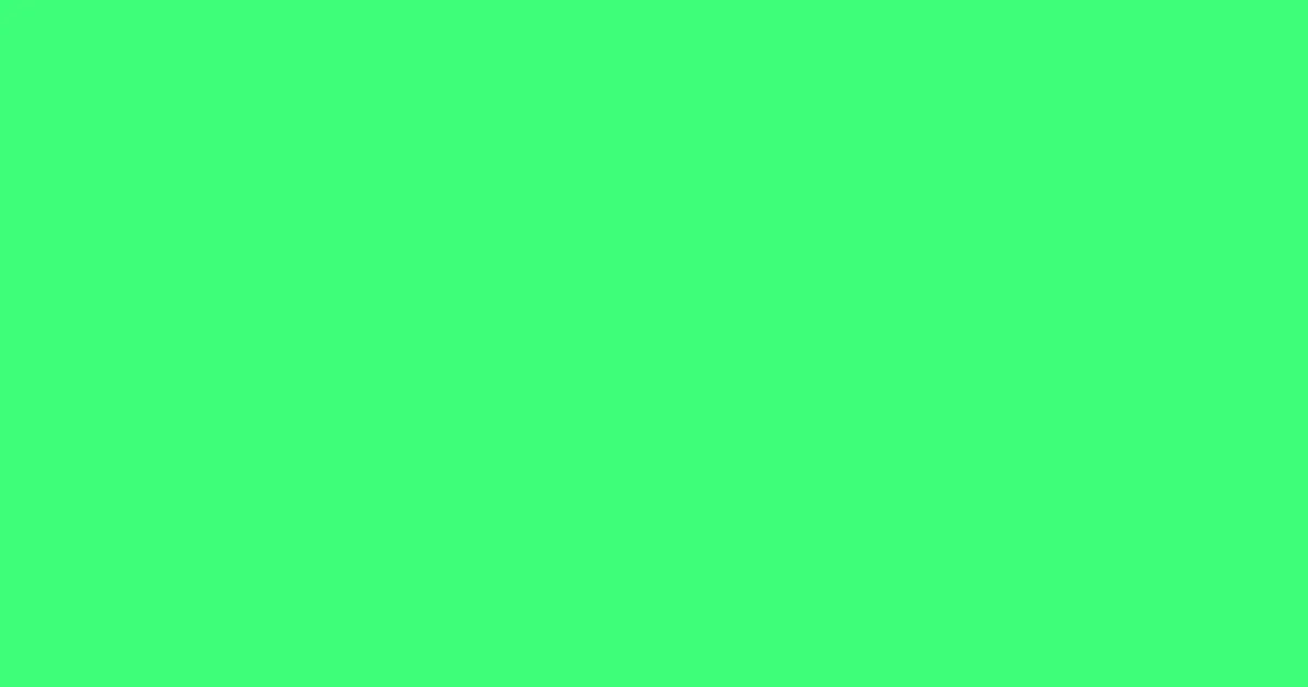 #3dfe79 screamin' green color image