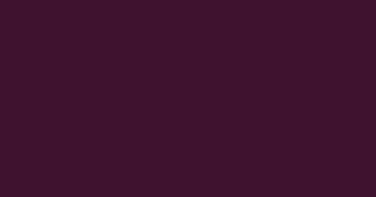 #3e132c wine berry color image