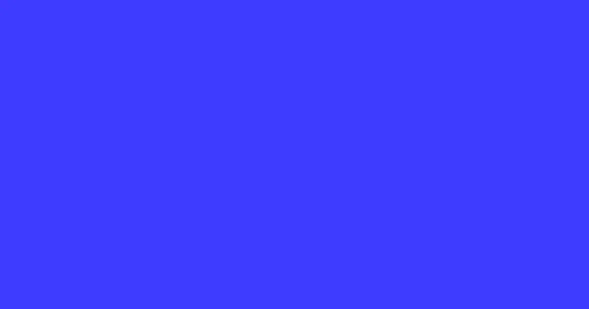 #3e3bfe blue color image