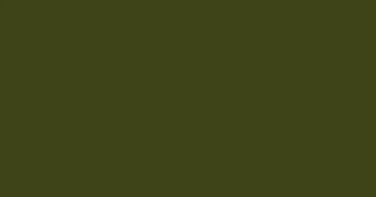 #3e4218 thatch green color image