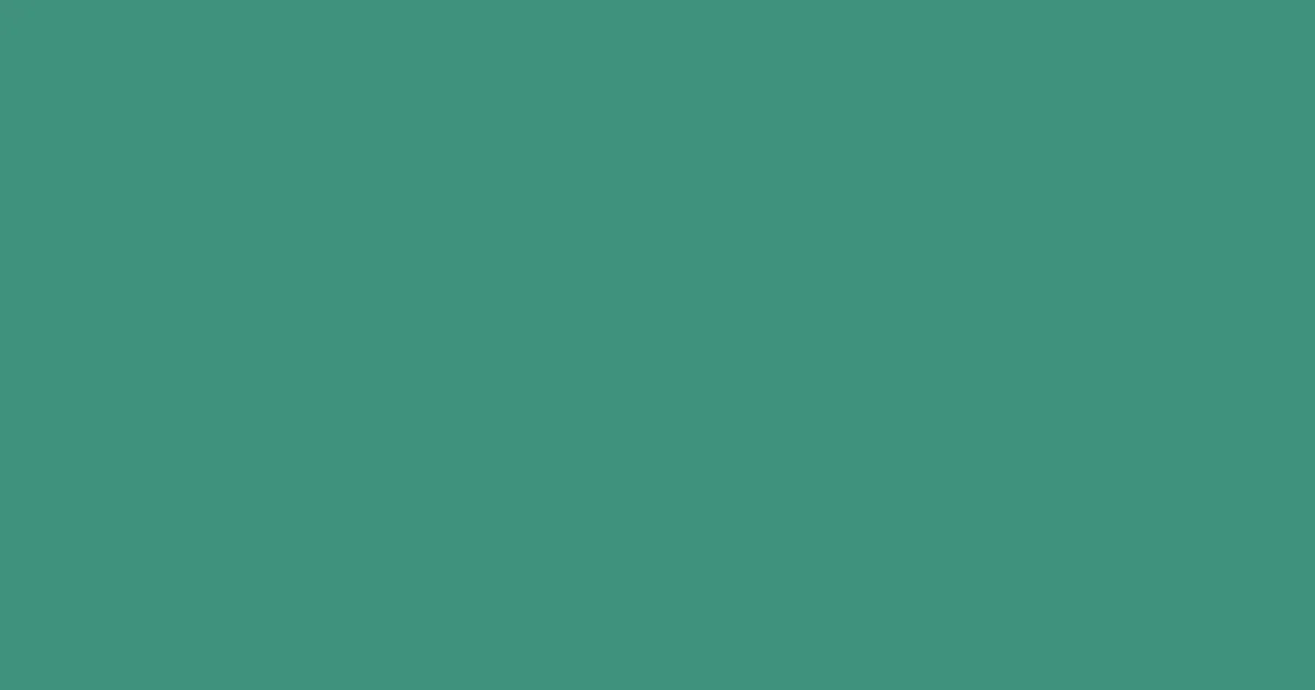 #3e927c jade color image