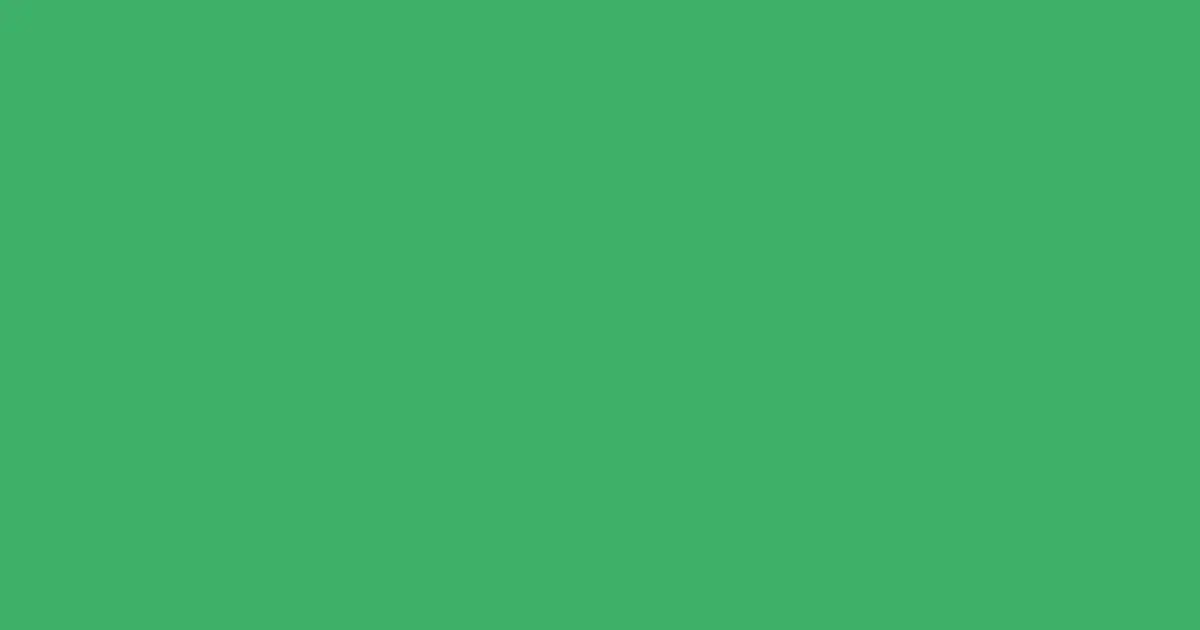 #3eb168 chateau green color image