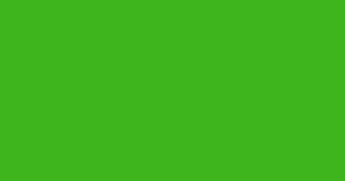 #3eb41e slimy green color image