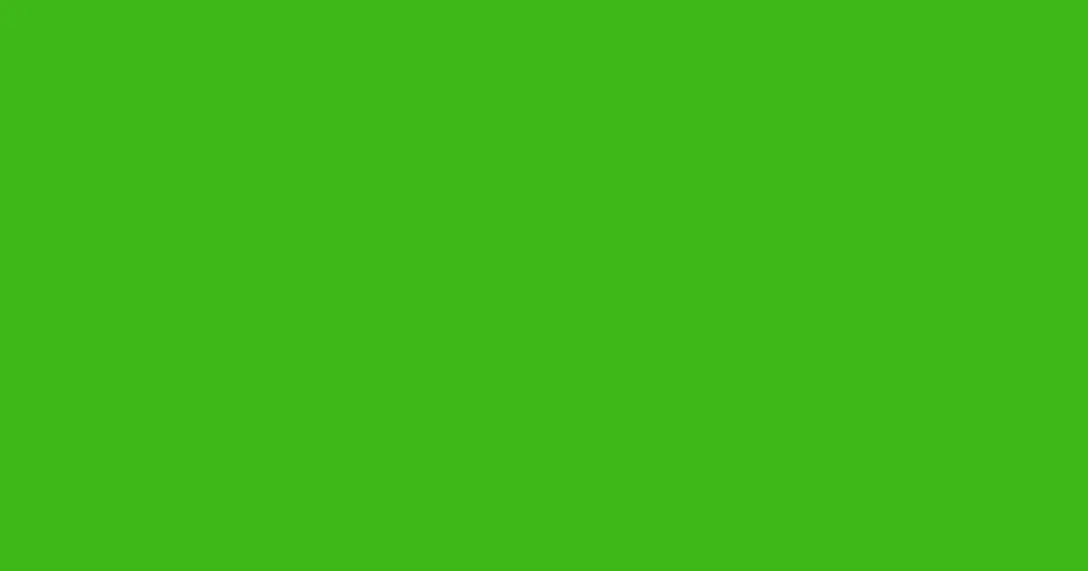 #3eb819 slimy green color image