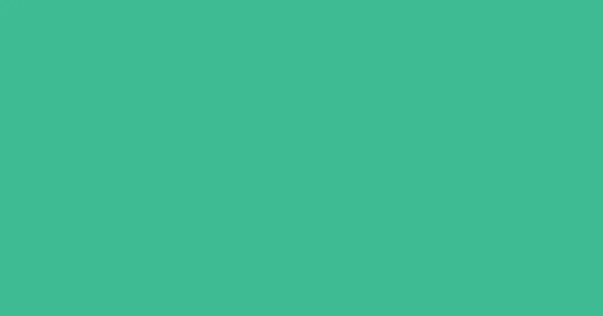 #3ebc94 ocean green pearl color image