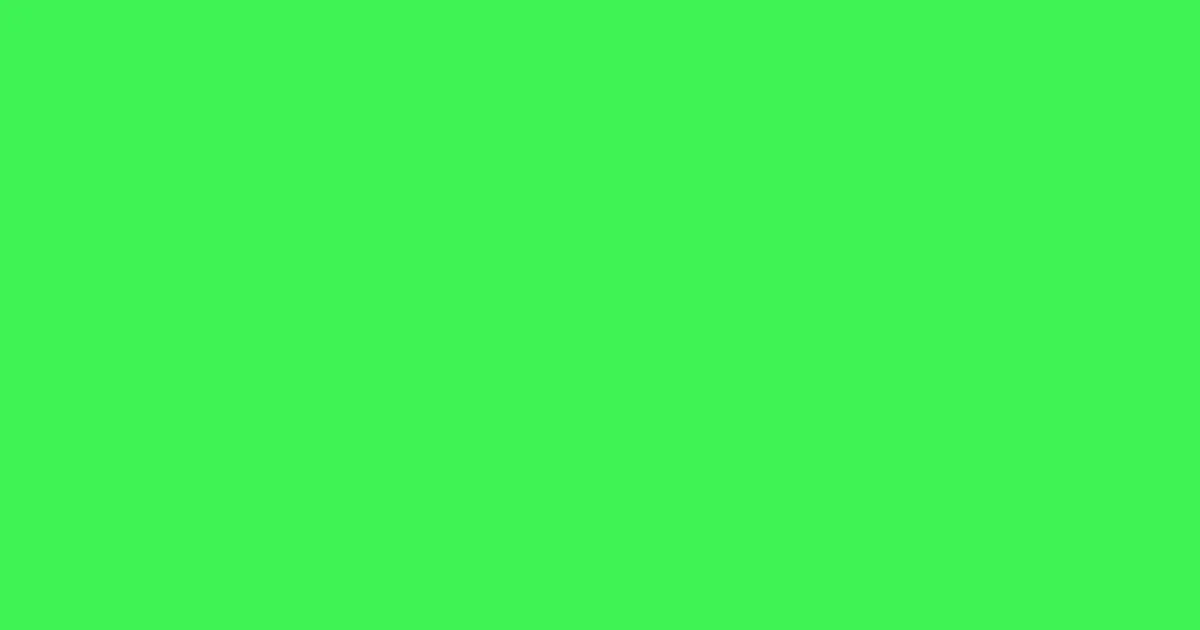 #3ef455 screamin' green color image