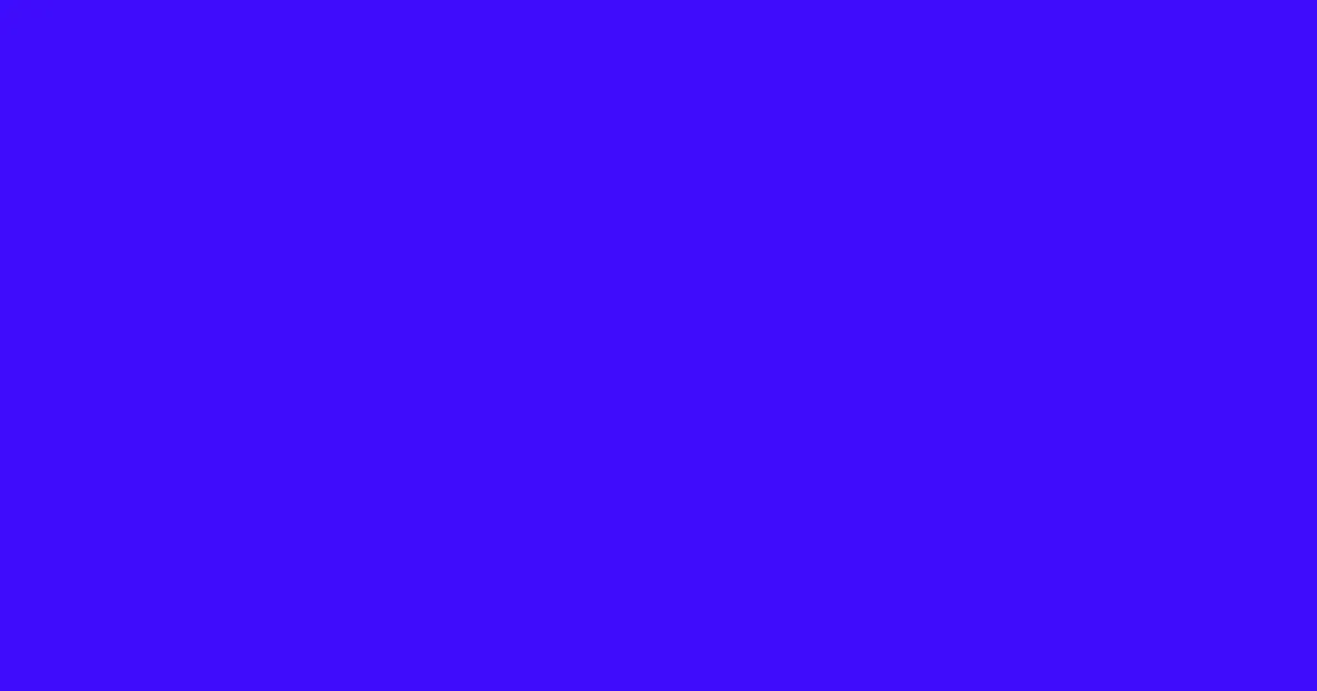#3f0cfd blue color image