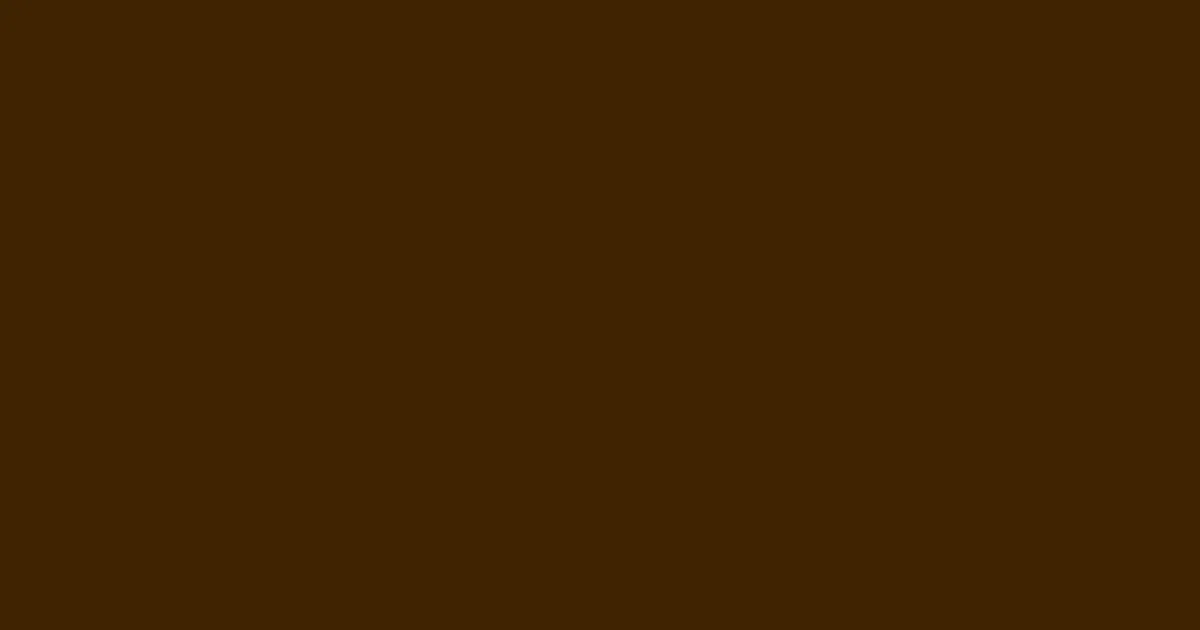 #3f2302 brown pod color image