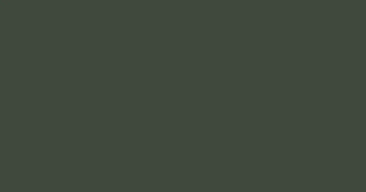 #3f493d lunar green color image