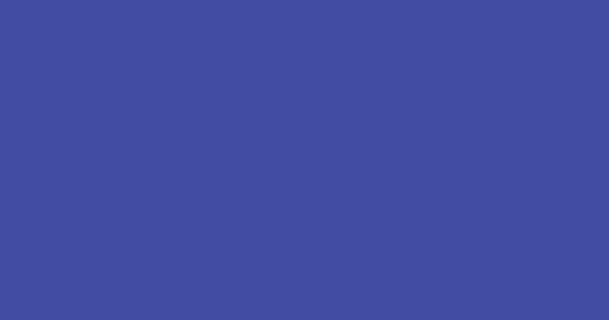 3f4ca3 - Ocean Blue Pearl Color Informations