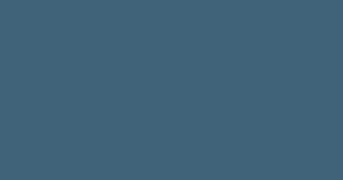 #3f6277 blue bayoux color image
