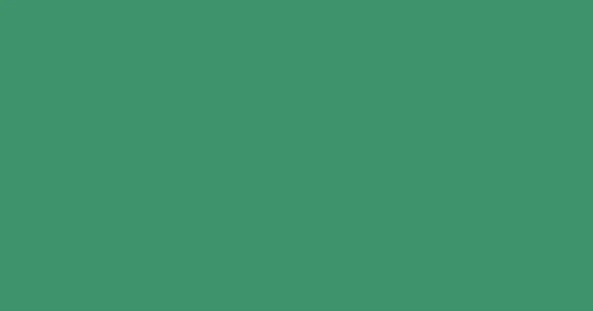 #3f936c pine color image