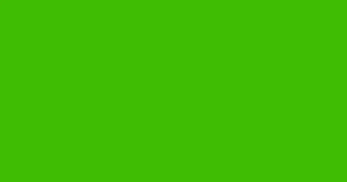 #3fbe03 limeade color image