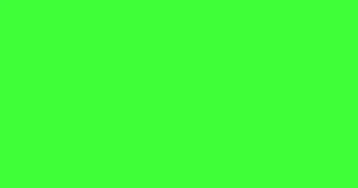 #3fff38 screamin' green color image