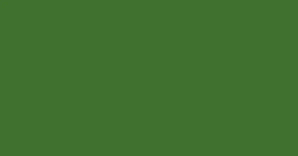 #40712f chalet green color image
