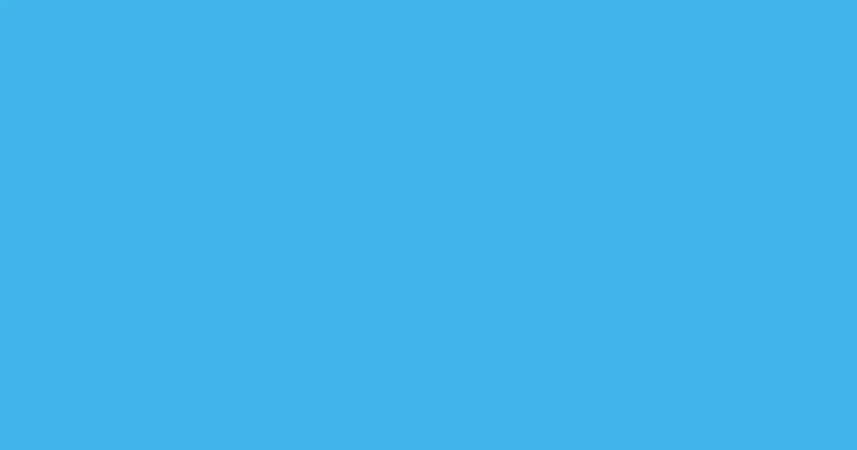 #40b5ea picton blue color image